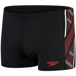 Speedo tech panel aquashort black/fed red/white s - uk32 kép