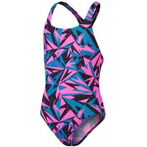 Speedo hyperboom allover medalist girl black/candy vibe/ocean depths kép