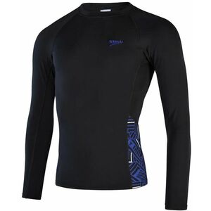 Speedo eco end+ splice rash top black/chroma blue/white m kép