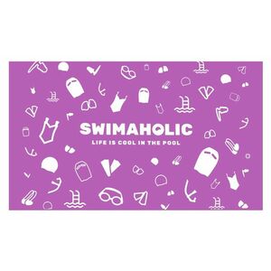 Swimaholic swimming world microfibre towel rózsaszín kép