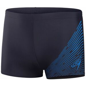 Speedo medley logo aquashort true navy/true cobalt s - uk32 kép