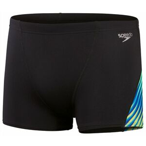 Speedo allover digi v-cut aquashort black/true cobalt m - uk34 kép