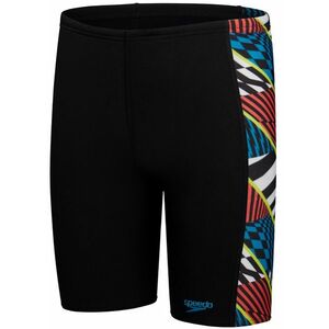 Speedo digital panel jammer boy black/white/watermelon 116cm kép