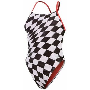 Speedo womens allover digital tie back chequered flag s - uk32 kép