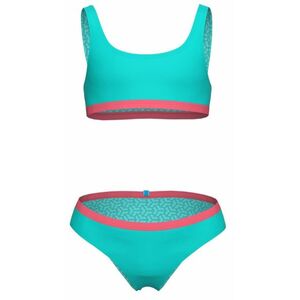 Arena essentials bralette bikini girls water/calypso coral 164cm kép