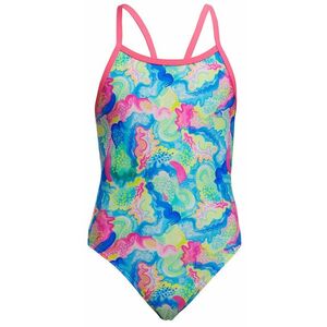 Funkita olive oily single strap one piece girls 164cm kép