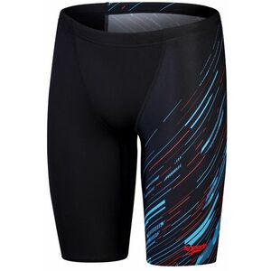 Speedo hyperboom v-cut jammer black/picton blue/siren red xxl - uk40 kép