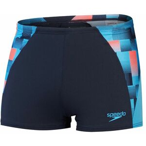 Speedo endurance+ max splice aquashort true navy/picton blue/siren red kép