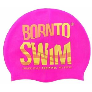 Borntoswim silicone cap junior világos rózsaszín kép