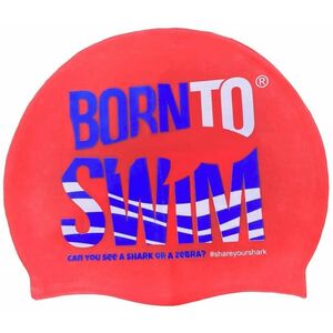 Borntoswim silicone cap junior piros kép