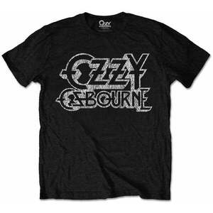 Ozzy Osbourne Ing Vintage Logo Unisex Black M kép