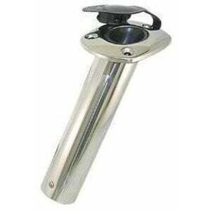 Lindemann Rod Holder Stainless Steel 60° 38 mm + cap Horgászbot tartó kép