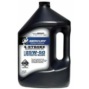 Quicksilver Racing 4-Stroke Marine Oil Synthetic Blend 25W-50 4 L 4 ütemű csónakmotor olaj kép