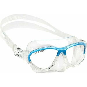 Cressi Moon Clear/Blue Transparent Junior Úszó maszk kép