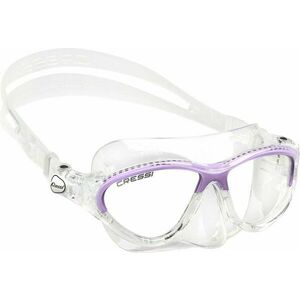 Cressi Moon Clear/Lilac Transparent Junior Úszó maszk kép