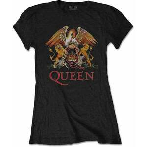 Queen Ing Classic Crest Womens Black S kép