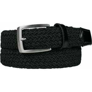 Alberto Basic Braided Mens Black 105 cm Szalag kép