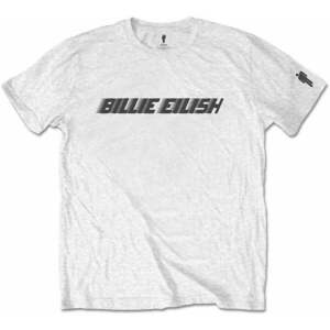 Billie Eilish Ing Black Racer Logo Unisex White L kép