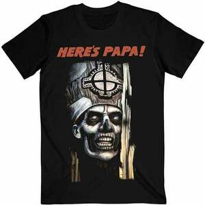 Ghost Ing Here's Papa Unisex Black S kép