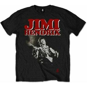 Jimi Hendrix Ing Block Logo Unisex Black 2XL kép