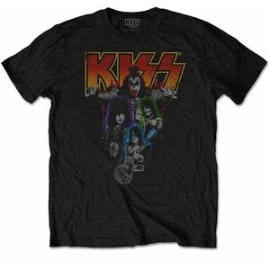 Kiss Ing Neon Band Unisex Black L kép