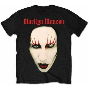 Marilyn Manson Ing Red Lips Unisex Black M kép