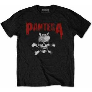 Pantera Ing Horned Skull Stencil Unisex Black L kép