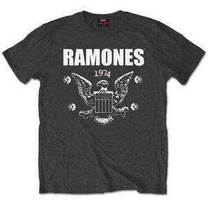 Ramones Ing 1974 Eagle Unisex Charcoal Grey XL kép