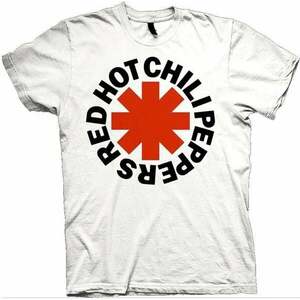 Red Hot Chili Peppers Ing Red Asterisk Unisex White L kép