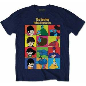 The Beatles Ing Yellow Submarine Characters Unisex Navy Blue M kép