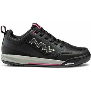 Northwave Womens Clan Shoes Black/Fuchsia Női bicikliscipő kép