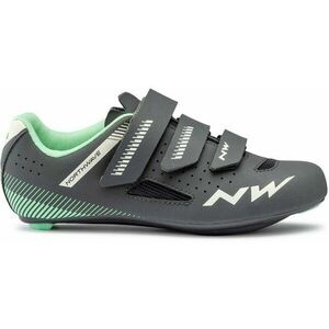 Northwave Womens Core Shoes Anthracite/Light Green Női bicikliscipő kép