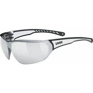 UVEX Sportstyle 204 Black White/Silver Mirrored Kerékpáros szemüveg kép