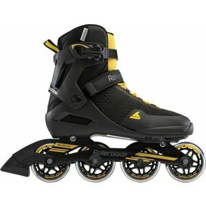 Rollerblade Spark 80 Black/Saffron Yellow 45, 5 Inline Görkorcsolya kép