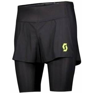 Scott Hybrid Shorts RC Run Kinetech Black/Yellow S Futórövidnadrágok kép