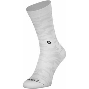 Scott Sock Trail Camo Crew Black-White S Futózoknik kép