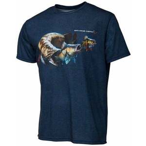 Savage Gear Horgászpóló Cannibal Tee Blue S kép