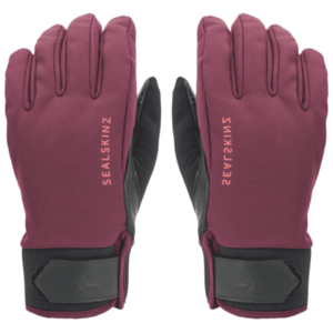 Sealskinz Waterproof All Weather Insulated Glove Red/Black S Kesztyű kerékpározáshoz kép