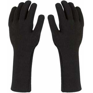 Sealskinz Waterproof All Weather Ultra Grip Knitted Gauntlet Black S Kesztyű kerékpározáshoz kép