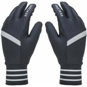 Sealskinz Solo Reflective Glove Black/Grey XL Kesztyű kerékpározáshoz kép