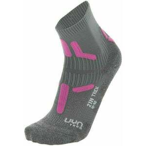 UYN Trekking 2 inch Mid Grey/Pink 35-36 Zoknik kép