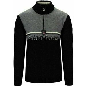 Dale of Norway Lahti Mens Knit Sweater Black/Smoke/Off White L Pulóver kép