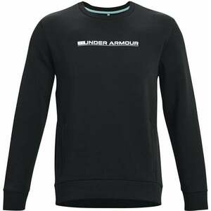 Under Armour UA Summit Knit Crew Black/White S Fitness pulóverek kép