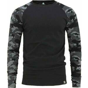 Bula Camo Merino Wool Crew Dark Grey S Termikus fehérnemű kép