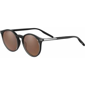 Serengeti Leonora Shiny Transparent Black/Mineral Polarized Drivers Életmód szemüveg kép