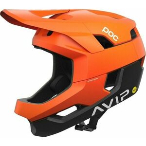 POC Otocon Race MIPS Fluorescent Orange AVIP/Uranium Black Matt 55-58 Kerékpár sisak kép