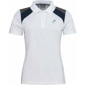 Head Club Jacob 22 Tech Polo Shirt Women White/Dark Blue M Teniszpóló kép