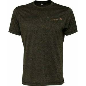 Savage Gear Horgászpóló Fighter Stretch T-Shirt Burnt Olive Melange M kép