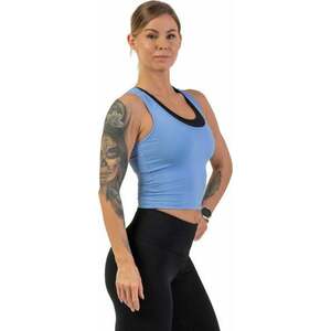 Nebbia Sporty Slim-Fit Crop Tank Top Light Blue XS Fitness póló kép