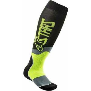 Alpinestars Zokni MX Plus-2 Socks Black/Yellow Fluorescent S kép